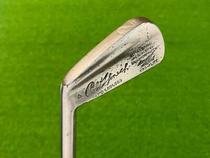 Spalding Kro-Flite ROBERT T JONES JR (2) IRON Left Handed Steel Leather Grip - Picture 1 of 7