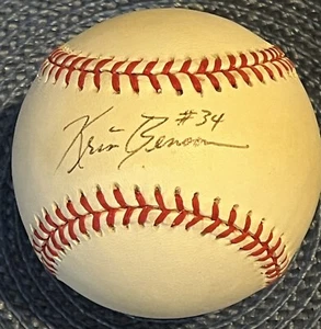 Kris Benson OAL  Autograph  Baseball PSA/DNA Auction House LOA - Picture 1 of 3