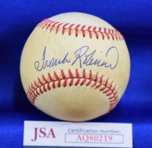 Frank Robinson JSA COA Autographed National League Feeney Signed Baseball - Picture 1 of 2