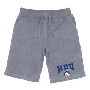 Houston Baptist University Huskies HBU NCAA College Fleece Premium Shorts - Picture 1 of 1