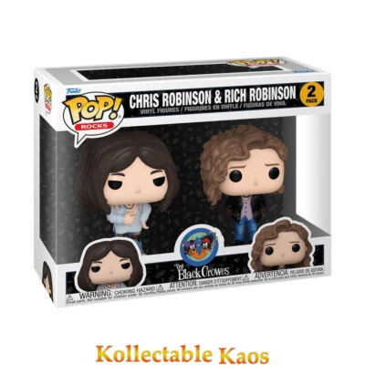 The Black Crowes - Chris Robinson & Rich Robinson Pop! Vinyl Figure 2-Pack - Imagem 1 de 3