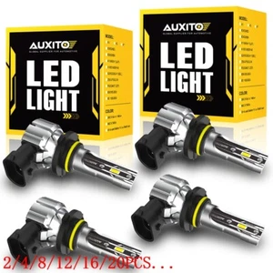 AUXITO 9005 9006 LED Combo Headlight High Low Beam Bulb White Fog Light 2/4X - Picture 1 of 25