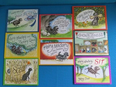 8 x HAIRY MACLARY PICTURE BOOKS HARDCOVER LYNLEY DODD TRICKS ZACHARY QUACK BONE - image 1 of 4