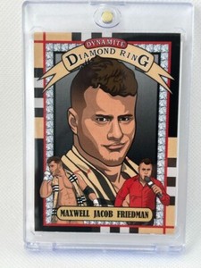 Maxwell Jacob Friedman MJF AEW Dynamite Diamond Ring #'d to only 61 Rare SP