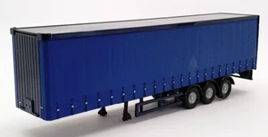 Corgi 1/50 Scale Diecast CC19901 - Curtainside Trailer - Blue - Picture 1 of 4