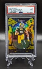 2022 Select-  Christian Watson Concourse Gold Die-Cut RC #/10- PSA 9- Mint
