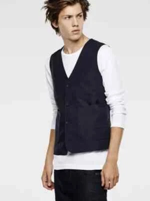 Designer $280 G-STAR RAW Men's Four Button Admiral Waistcoat Gillet Vest XL - Image 1 of 3