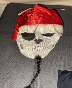 Dark Side Pirate Skull Halloween Cosplay Latex Mask by Ghoulish Productions New - Picture 1 of 7