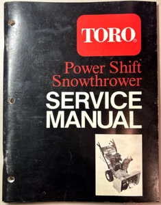 Toro Power Shift Snowthrower Service Manual 492-0354 - Picture 1 of 2