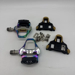 KOOTU Road Bike Pedals Self-lock with Cleats Shimano Rainbow SPD-SL - Picture 1 of 10