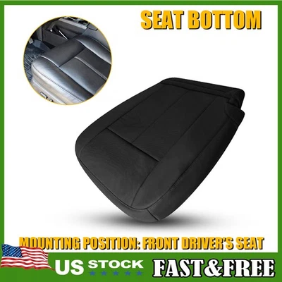 Front Driver Bottom Leather Seat Covers For Ford Expedition 2015-2017 Breathable - Image 1 of 4