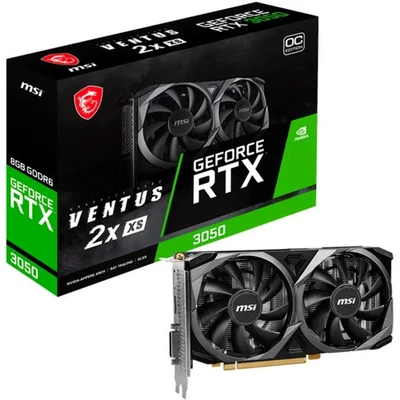 Grafikkarte MSI Nvidia GeForce RTX 3050 Ventus 2X XS 8G OC (V809-4266R) - Bild 1 von 4