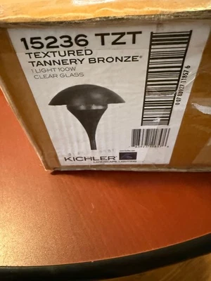 Kichler Landscape 15236 TZT -  Eclipse 25" Tannery Bronze Path Light - 120V - Image 1 of 3