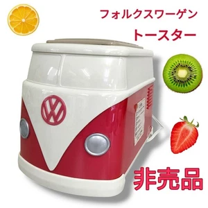 Volkswagen Toaster Red Original Mini Bus Interior Novelty Japan No Box Used - Picture 1 of 15