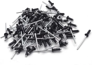 Antrader 1/8" x 2/5" Vollaluminium Blindnieten Nageldekoration Popnieten für In - Bild 1 von 12