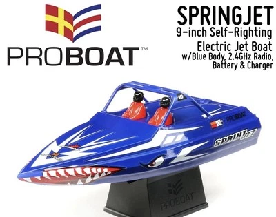 ProBoat Sprintjet 9-inch RTR Self-Righting Jet Boat  (Blue)- PRB08045T2 - Image 1 of 4