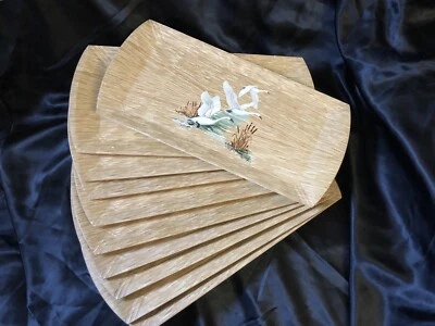 10 Vtg Goose Lithograph Trays/Mid Century/Barware/Movie Prop/Coronet TV Lap Tray - Image 1 of 4