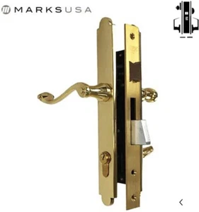 💫FREE SHIP💫Marks USA💥Thinline-Bright Brass-LH Mortise Lockset💥MRK-2750B/3-LH - Picture 1 of 6