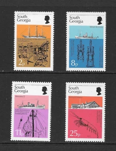 SOUTH GEORGIA SCOTT 44 - 47 MNH SET - 1976 50th ANNIVERSARY OF DISCOVERY - Picture 1 of 2