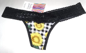 HANKY PANKY  DreamEase Low Rise Thong panty PR681004 Fields Of Gold  NWT $23 - Picture 1 of 6