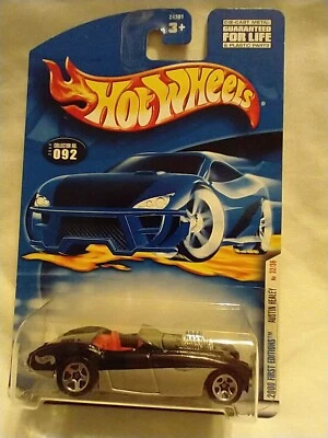 Hot Wheels 2000 First Edition Austin Healy #92 Black & Silver - Image 1 of 3