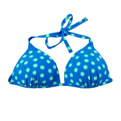 Top de bikini Old Navy para mujer talla grande azul verde NUEVO a lunares Foto 1 de 4