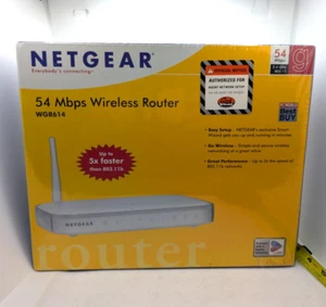 Netgear Wireless-G Router WGR614 Internet WiFi 2.4GHz 4-Port 10/100 54MBPS NEW - Picture 1 of 2