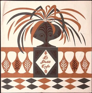c1960s Le Petit Cafe Dinner Menu Palmer House Hilton Hotel CHICAGO IL - Picture 1 of 3
