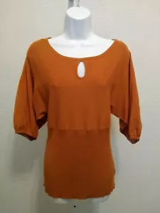 Blusa Allison Brittany para mujer color tostado tejido manga 3/4 talla L - Imagen 1 de 4