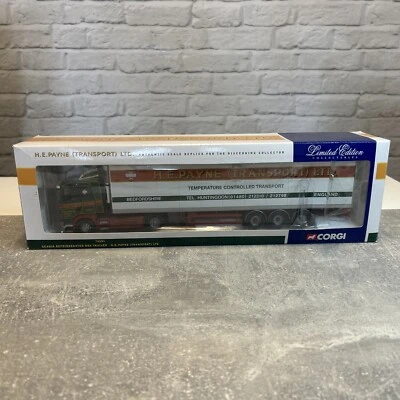 CORGI 76601  H.E. PAYNE SCANIA refridgerated box trailer 1/50 Scale - Image 1 of 4