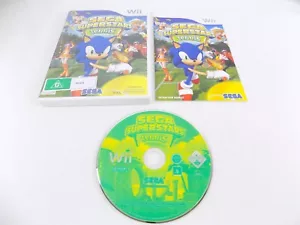 Mint Disc Nintendo Wii Sega Superstars Tennis Wii U Comp. Free Postage - Picture 1 of 1