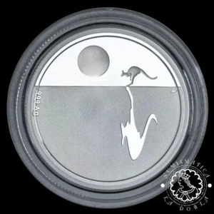 2012 - 1 DOLLAR PROOF - Kangaroo at Sunset - AUSTRALIA - Imagen 1 de 4
