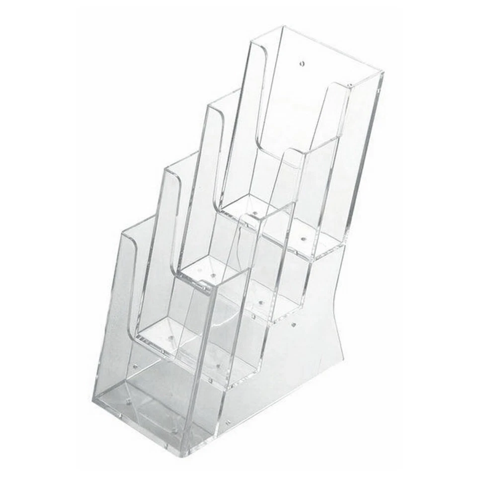 GOODSFORBUSINESS GMBH Prospektständer Tischaufsteller Flyer Aufsteller Speisekartenhalter 1/3 A4