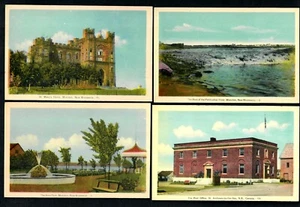 #790e N.B. (4)pcs.The Bore Park & Petitcodiac River, Post Office, St. Marys Home - Picture 1 of 2