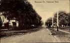Creston Ohio Oh Burbank Street C1910 Vintage Postcard