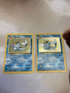 1X Vaporeon 12/64 Holo Rara Tarjeta de Jugado Ilimitada Pokémon Jungla - Jugada (poke1) - Imagen 1 de 7