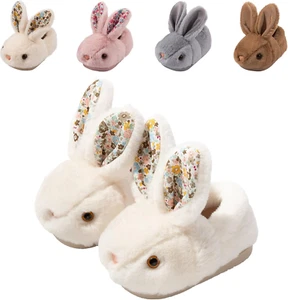 Pantofole Bambino Bambina Invernali Ciabatte Da Casa Coniglio Carino Pantofole C - Foto 1 di 12