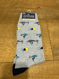 Herren Juncture Angeln Neuheit Socken Größe 6-12 neu mit Etikett - Bild 1 von 6