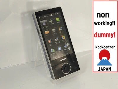 【dummy!】 SHARP WS027SH W-ZERO3（color silver） willcom-japan non-working cellphone - Image 1 of 4