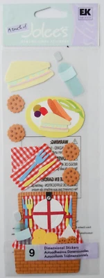 A Touch of Jolee's Dimensional Stickers Scrapbooking Picnic Basket Sandwich - Image 1 of 2