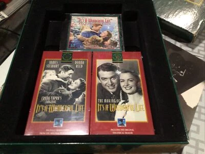 It's A Wonderful Life 2 LaserDisc Box Set 50th Anniversary (1996) w/ CD VHS  - Image 1 of 4