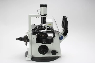 Olympus IX51 Inverted Fluorescence Microscope w/ 4xObjectives and Accessories - Image 1 of 4