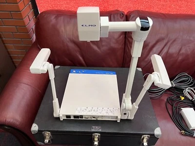 Cámara de documentos y presentador visual Elmo EV-2000AF usada con estuche y control remoto Foto 1 de 4