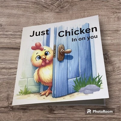 Tarjeta de felicitación de 5x5 pulgadas Get Well Soon pensando en ti HM Foto 1 de 2