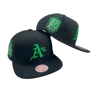 Oakland Athletics Mitchell & Ness Team klassischer Druckknopflasche - Bild 1 von 7