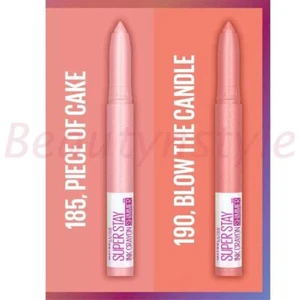 Maybelline Superstay Ink Crayon Shimmer Lipstick - Choose Your Shade - Picture 1 of 5
