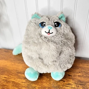 Misfittens Get Meowt Kitten Cat Gray Teal 9" Stuffed Animal Plush Toy - Picture 1 of 8
