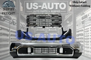 Fit 2022 - 2025 GMC Sierra 1500 SLT Front Bumper Complete Assembly Kit - Picture 1 of 11