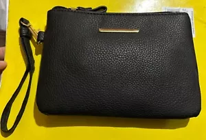 Cartera para mujer con asa azul marino - Imagen 1 de 3