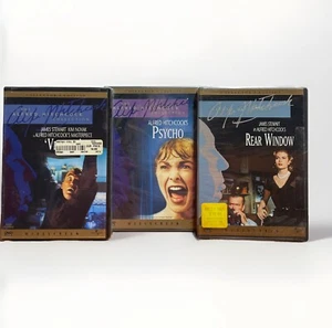 Alfred Hitchcock Collection DVD Vertigo Psycho Rear Window Collector's Edition - Picture 1 of 8